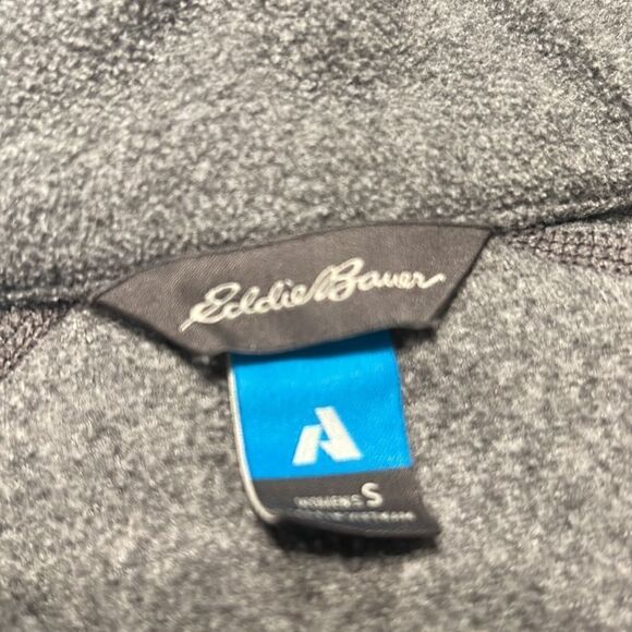Eddie Bauer Grey Quarter Zip Pullover - Picture 6 of 7